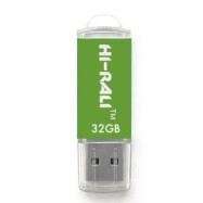 Накопичувач USB 32GB Hi-Rali Rocket серiя зелений