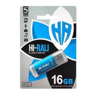 Накопичувач USB 16GB Hi-Rali Rocket серiя синій