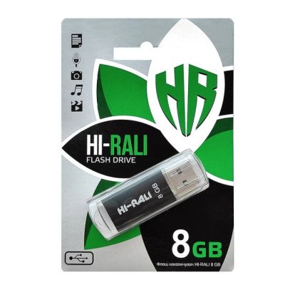 USB-флеш-накопитель USB 8GB Hi-Rali Rocket серия черный