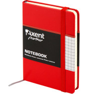 Книга записна Partner, 95*140, 96арк, кліт, черв Axent
