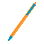 Ручка масляная автом. Reporter Color, синя Axent