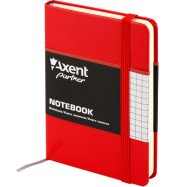 Книга записна Partner, 95*140, 96арк, кліт, черв Axent