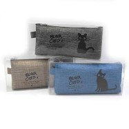 P0495 Пенал "Cats" 19*8*3см,  mix 3pc/box/этик