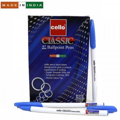 Ручка Cello Original "Classic" синяя 0,7 мм 50/Box