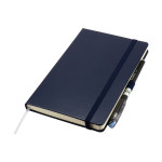 Книга записная Partner Lux, 125*195, 96л, кл, синяя Axent