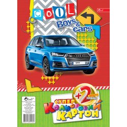 Картон цветной А4,10л. целлюлозный "Супер"