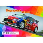 Картон кольоровий 9цв 9л