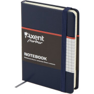 Книга записная Partner, 95*140, 96л, клет, синяя Axent