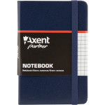 Книга записная Partner, 95*140, 96л, клет, синяя Axent