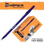 Ручка масляная Hiper Tri Grip HO-555 0.7 мм синяя
