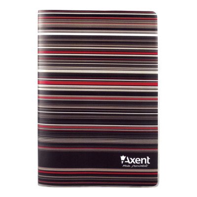 Блокнот А5 80арк. клетка, Stripes  Axent
