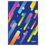 Книга записна А4 Colour Rain, 96арк, кліт, зелена Axent