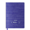 Ежедневник датированный 2019 RELAX, A6, 336 л, фиолетовый