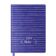 Ежедневник датированный 2019 RELAX, A6, 336 л, фиолетовый Ежедневник датированный 2019 RELAX, A6, 336 л, фиолетовый