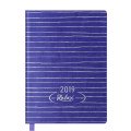 Ежедневник датированный 2019 RELAX, A6, 336 л, фиолетовый