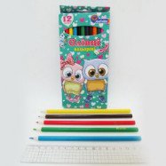 Карандаши J. Otten 12цв. шестигранные "Совята"