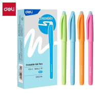 Ручка багатоф Deli EG163-BL синя пиши-стирай гелева 0,5