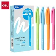 Ручка  Deli EG163-BL синяя пиши-стирай гелевая 0,5
