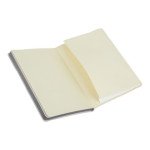 Книга записная PRIMO 125*195, 96 л, клетка, обл. искуств. кожа, черный
