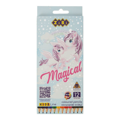 Карандаши цветные, 12цв., МАГИЯ, KIDS Line
