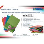 Блокнот деловой LOLLIPOP А5, 96л, линия, обл. искусств. кожа, розовый