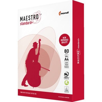 Бумага А4 Maestro Standart + 80г/м 500 л.