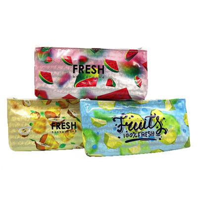 P2171 Пенал плоск. 1отд."Fruits",20*9*2см, PVC,mix, 1шт/этикетка