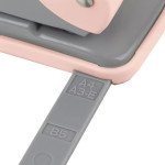 Дырокол Welle-2 с пласт.верх,20 л, Pastelini, розовые