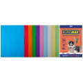 Набор цветной бумаги А4, 80г/м2, PASTEL+INTENSIV, 10цв., 20л.