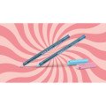 Ручка кулькова SCHNEIDER TOPS BUBBLE GUM 0,5 мм. Корпус асорті, пише синім