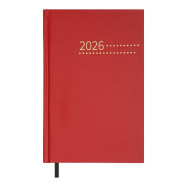 Щоденник датов. 2026 ZEST, A5, червоний, бумвініл Щоденник датов. 2026 ZEST, A5, червоний, бумвініл