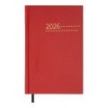 Ежедневник датированный 2026 ZEST, A5, красный, бумвинил