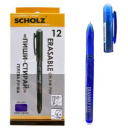 ручка гелевая "пиши-стирай", 0.7мм, синяя Erasable, 3002-6SCH, SCHOLZ