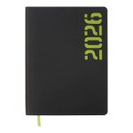 Щоденник датов. 2026 NEON, A5, САЛАТОВИЙ, штуч.шкіра