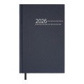 Ежедневник датированный 2026 ZEST, A5, синий, бумвинил