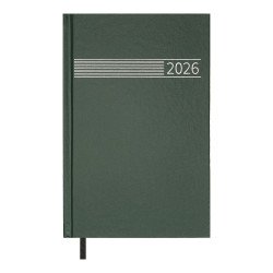 Щоденник датов. 2026 TIME, A5,зелений , бумвініл