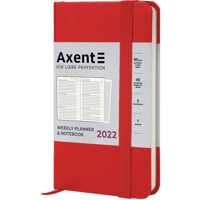 Еженедельник 2022 Pocket Strong, 90*150, красный