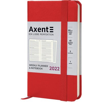 Еженедельник 2022 Pocket Strong, 90*150, красный