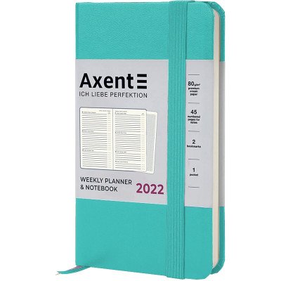Еженедельник 2022 Pocket Strong, 90*150, бирюзовый