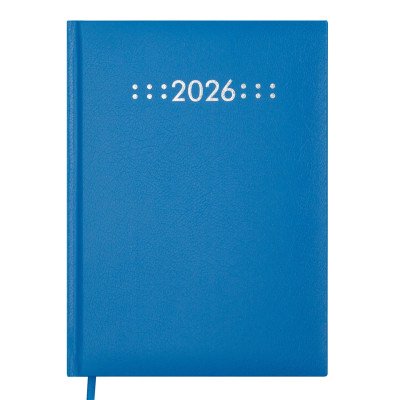 Щоденник датов. 2026 CLASSIC, A5, синій, бумвініл/поролон