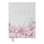 Щоденник датов. поліграфічний MELODY 2026, A5, білий