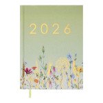 Ежедневник датиров. полиграфический MELODY 2026, A5, светло-зеленый