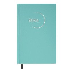Дневник датов. 2026 MADAM, A5, бирюзовый, бумвинил