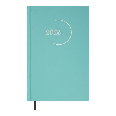 Дневник датов. 2026 MADAM, A5, бирюзовый, бумвинил