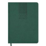 Ежедневник датиров. 2026 CODE, A5, зеленый, штуч. кожа/поролон