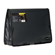 папка на резинке  2отделения  А4, PP, черная, 5212, SOZ