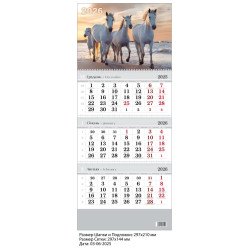 Календарь 2026, настенный, квартальный, фото, КЛАССИК