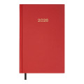 Ежедневник датированный 2026 SIMPLE, A5,красный , бумвенил