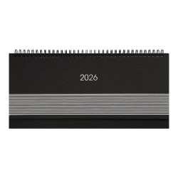 Планінг датований 2026 PARALLEL, чорний, поліграфічний