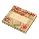 Блокнот WHITE CHOCOLATE, 90х90мм, 80 л., нелинированный, ароматизированная Soft touch обложка, KIDS